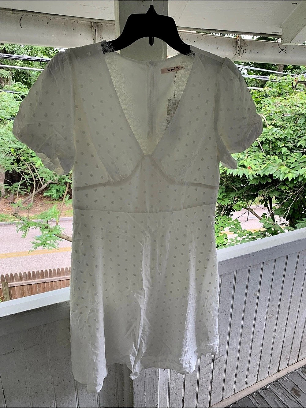 Francesca’s Harvest Moon White Midi Dress Size Medium NWT - Picture 3 of 11